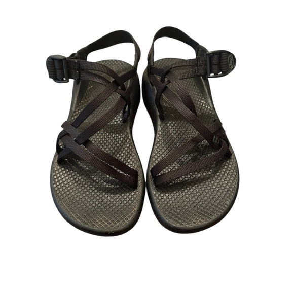 Chaco Black ZX/1 Sport Hiking Sandals - Picture 3 of 8
